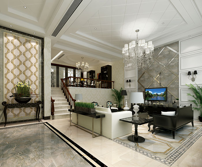 PP视讯瓷砖客厅KYS8066-KYP8069-成效图