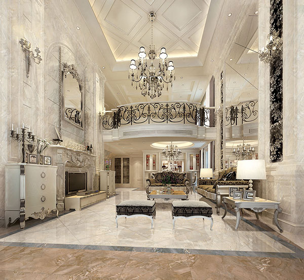 PP视讯爱丁堡系列全抛釉瓷砖格兰石KYS8066瓷砖成效图