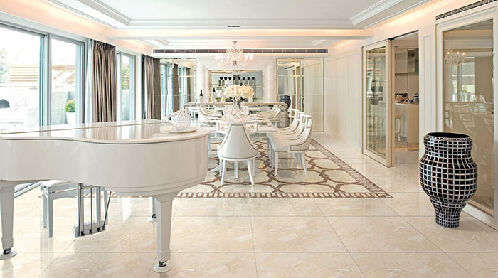 PP视讯瓷砖全抛釉瓷砖KYS8061-KKYP8069-KYS8068餐厅成效图