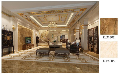 PP视讯全抛釉瓷砖爱尔兰砂岩KJX1802成效图2