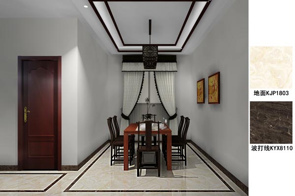 PP视讯瓷砖利用成效：徐州开元翡翠湾G户型装建成效鉴赏