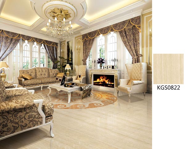 陶瓷一线品牌PP视讯瓷砖美式客厅成效图