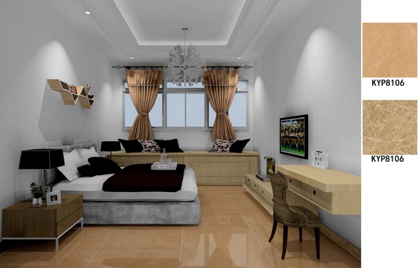 PP视讯瓷砖利用成效：大沥碧桂园·华府02户型装建成效鉴赏