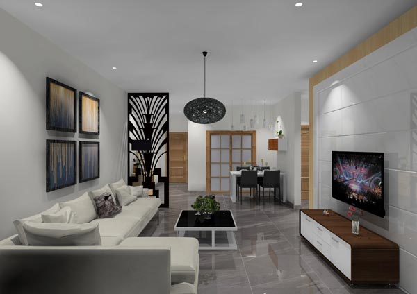 PP视讯家装：佛山灯湖华府90㎡现代简约装建成效鉴赏