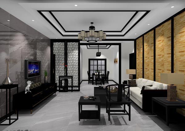 PP视讯家装：佛山灯湖华府173㎡新中式装建成效鉴赏