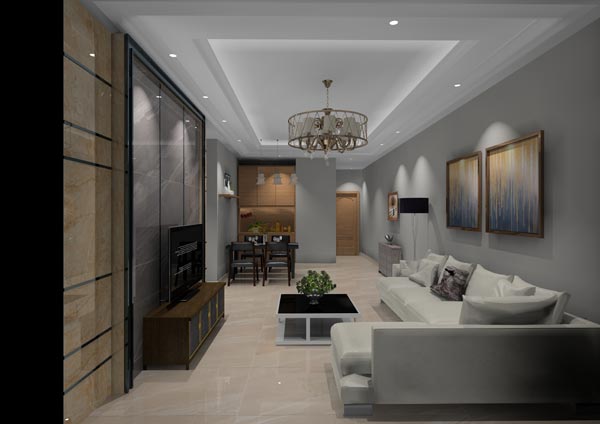 PP视讯家装：佛山灯湖华府90㎡现代简约装建成效鉴赏