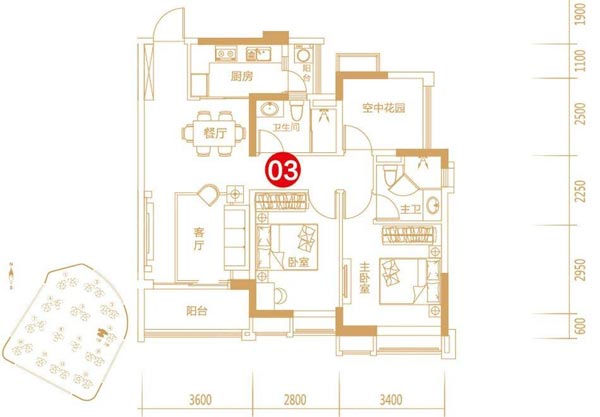 PP视讯家装：佛山保利紫山国际115㎡欧式风格装建鉴赏