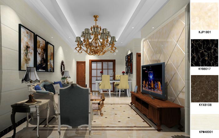 PP视讯家装：东莞南城丽水佳园75㎡简欧风格装建鉴赏