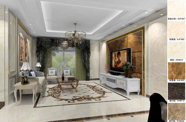 PP视讯家装：天津廊坊塞纳荣府148㎡简欧风格装建鉴赏