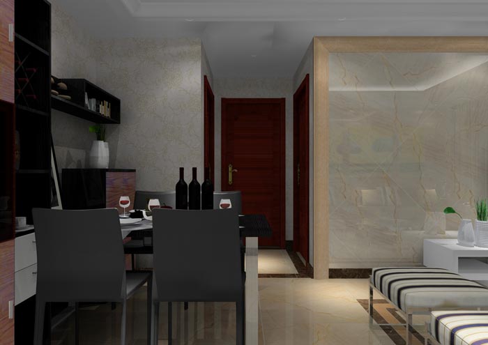 PP视讯家装：佛山丹灶桂丹颐景园74㎡简约现代装建成效鉴赏