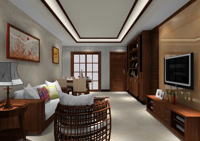 PP视讯家装：佛山丹灶桂丹颐景园90㎡简约现代装建成效鉴赏