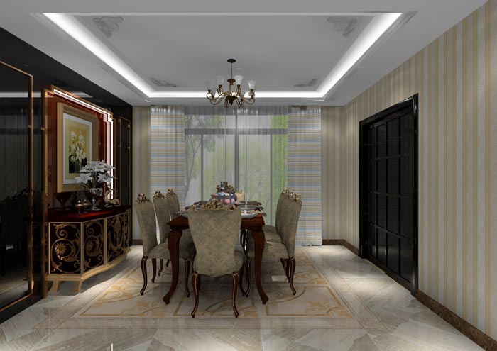 PP视讯家装：佛山水悦龙湾141㎡简欧装建成效鉴赏