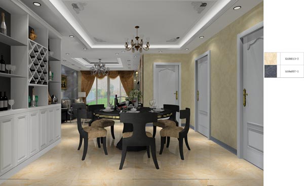 PP视讯家装：井冈山和谐家园安设幼区130㎡欧式风格装建鉴赏