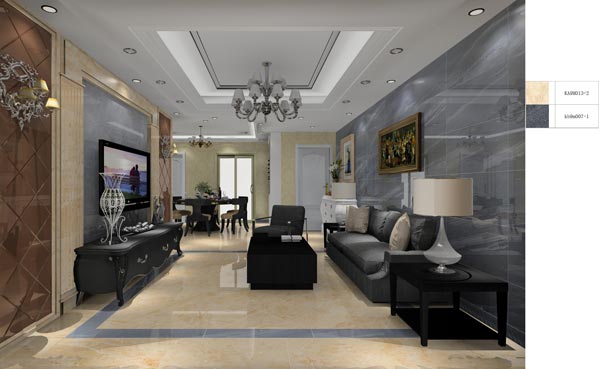 PP视讯家装：井冈山和谐家园安设幼区130㎡欧式风格装建鉴赏