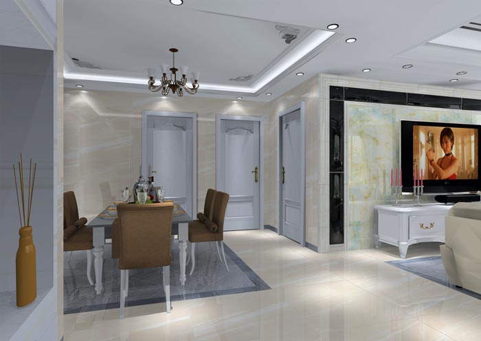 PP视讯家装：井冈山和谐家园安设幼区130㎡简欧风格装建鉴赏