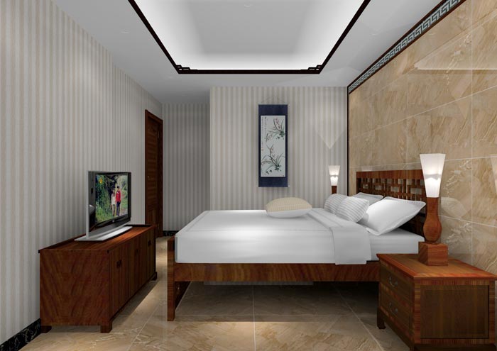 PP视讯家装：佛山狮山上林苑90㎡中式风格装建鉴赏