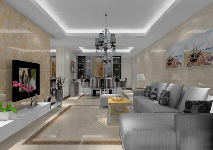 PP视讯家装：佛山狮山上林苑91㎡简约风格装建鉴赏