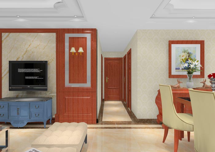 PP视讯家装：顺德碧桂园桂澜山101㎡的新中式风格装建鉴赏