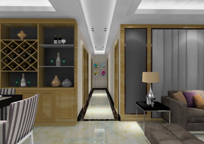 PP视讯家装：佛山龙湖春江名城113㎡的简约现代风格装建鉴赏