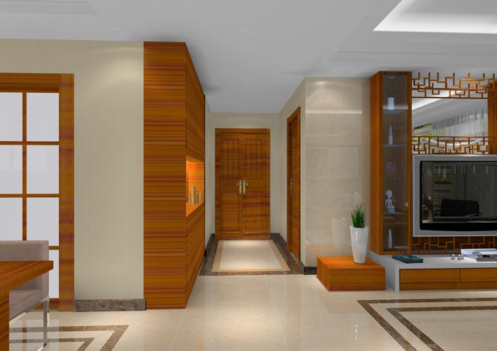 PP视讯家装：佛山龙湖春江名城99㎡的中式风格装建鉴赏