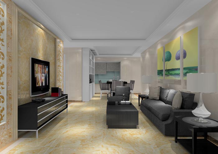 PP视讯家装：佛山佛山容桂颐澳花圃100㎡的现代风格装建鉴赏