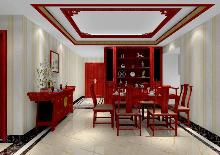 PP视讯家装：佛山佛山容桂颐澳花圃112㎡的中式风格装建鉴赏