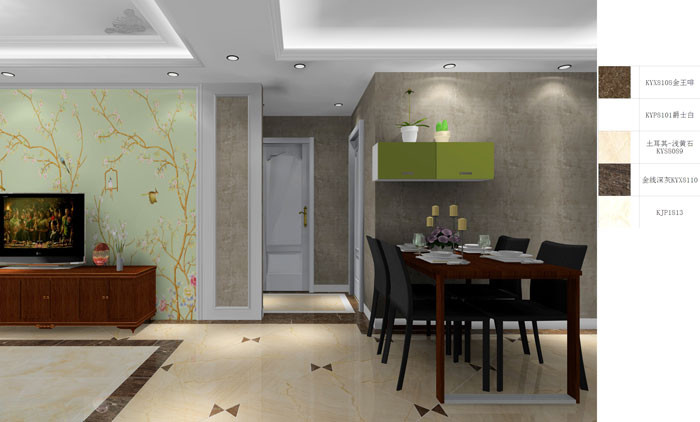 PP视讯家装：成都时期锦绣78㎡的简欧风格装建鉴赏