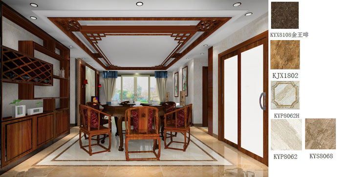 PP视讯家装：佛山禅城怡翠晋盛花圃133㎡的中式风格装建鉴赏