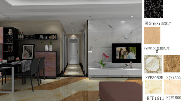 PP视讯家装：佛山禅城怡翠晋盛花圃100㎡的现代风格装建鉴赏