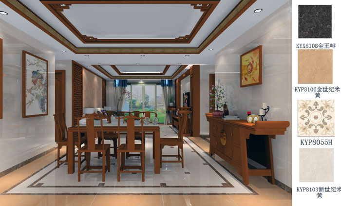 PP视讯家装：佛山禅城怡翠晋盛花圃132㎡的中式风格装建鉴赏