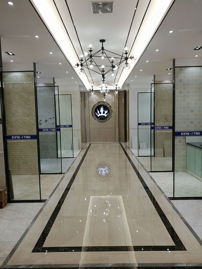 【实景案例】陶瓷一线品牌PP视讯瓷砖沉庆垫江200方专卖店鉴赏