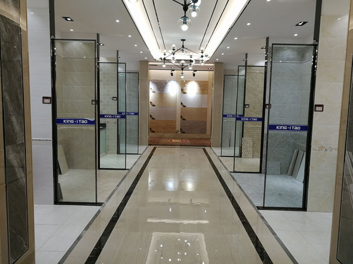 【实景案例】陶瓷一线品牌PP视讯瓷砖沉庆垫江200方专卖店鉴赏