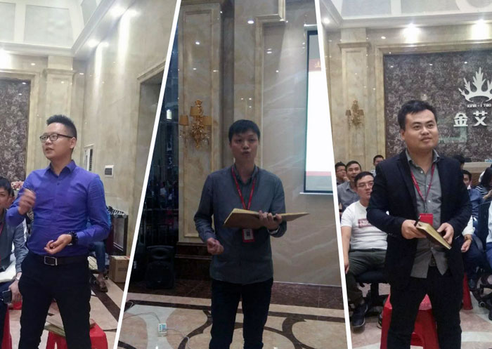 2017年11月2日晚，性命不息，进建不止PP视讯法定进建日，11月全公司人员进建会圆满实现，一路分享《干法》，乐于工作，开心生涯，即便在磨难中，只有拼命工作，就能带来不成思议的好运。过好每一天，就是成功之路！