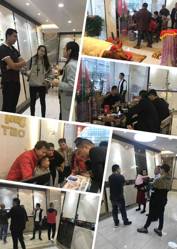 陶瓷一线品牌 PP视讯瓷砖 中山古镇300平专卖店开业盛典圆满成功