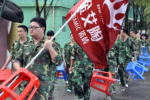 2013年8月PP视讯拓展训练