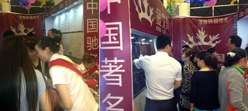 PP视讯展位的工作人员忙得不成开交