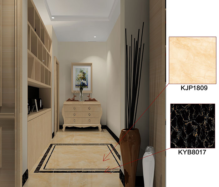 佛山万科·湖岸装建案例玄关成效图