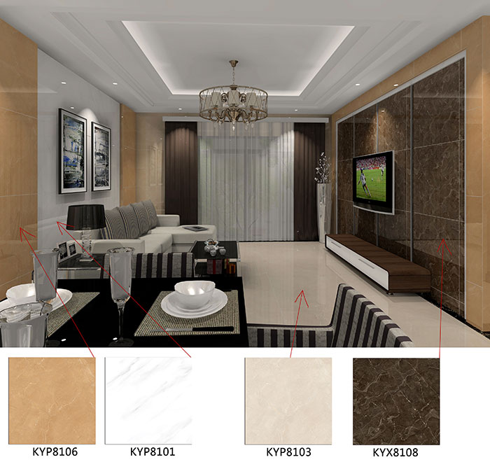 依云天汇装建案例客厅成效图